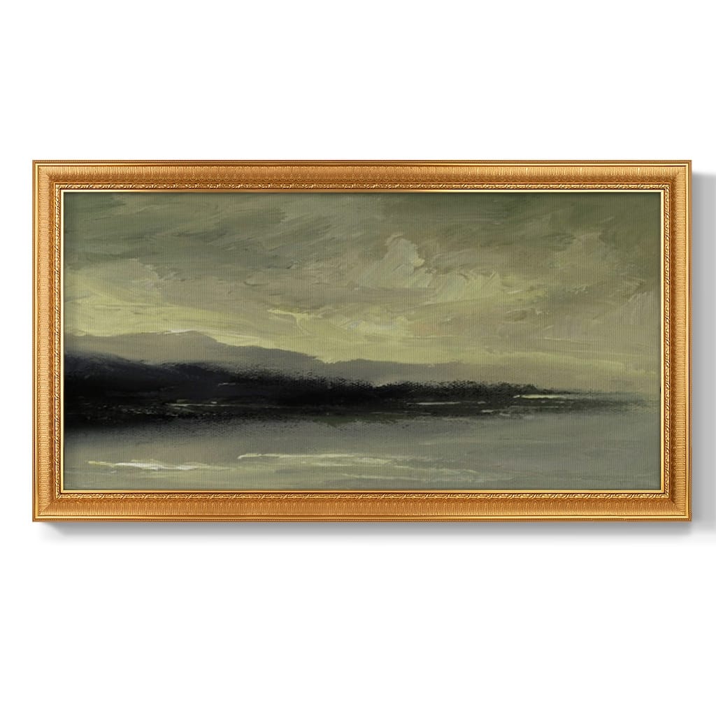 Coastal Dawn Premium Framed Canvas- Ready to Hang