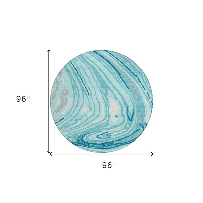 HomeRoots Abstract Transitional Rectangle Outdoor Rug