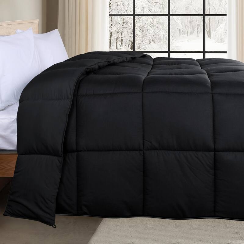 Superior Brushed Microfiber Down Alternative Reversible Comforter