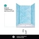 preview thumbnail 17 of 35, Fine Fixtures Single Threshold Acrylic Shower Base - Non-Slip Textured Surface Shower Floor Pan
