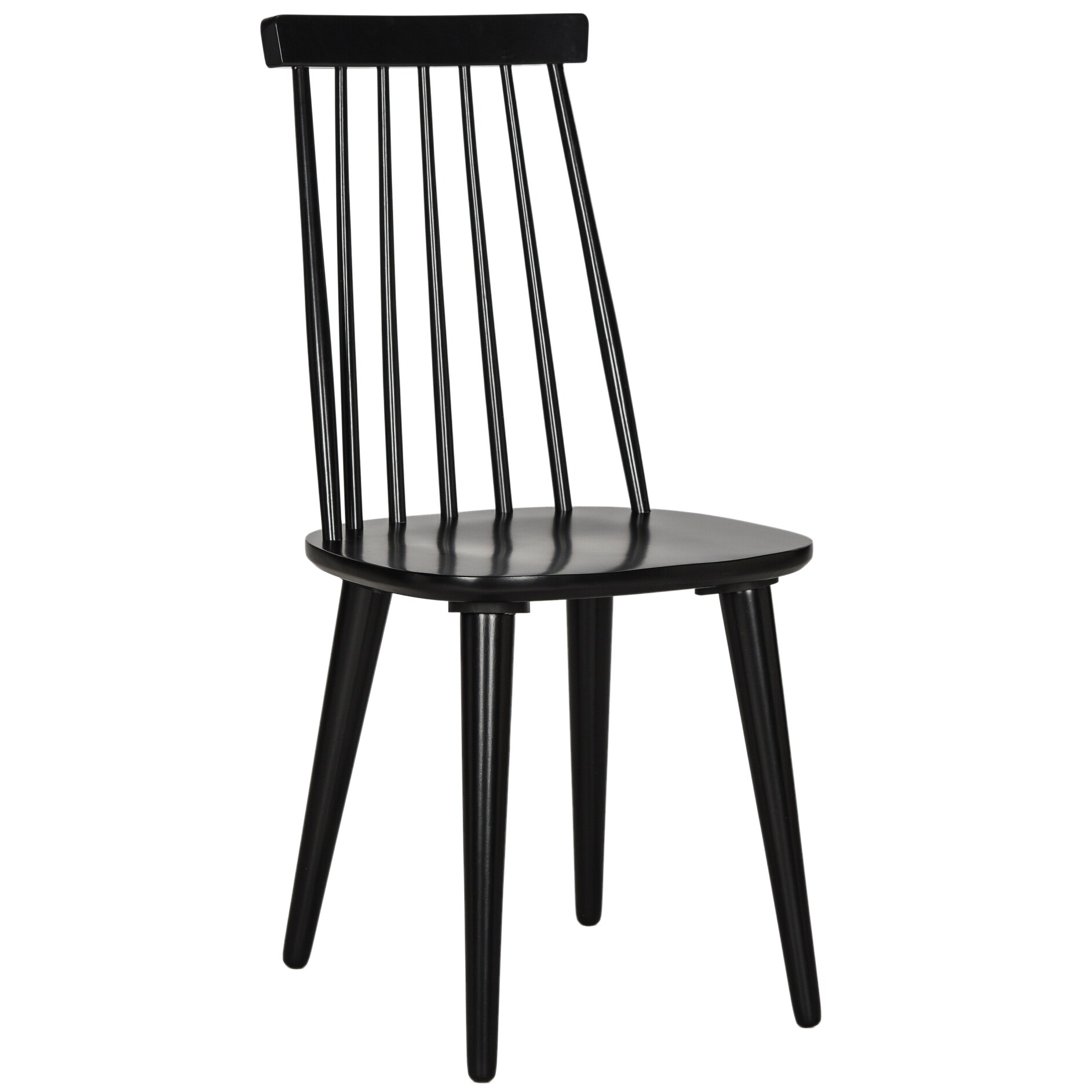 SAFAVIEH Burris Spindle Back Side Chair Set of 2 17.3
