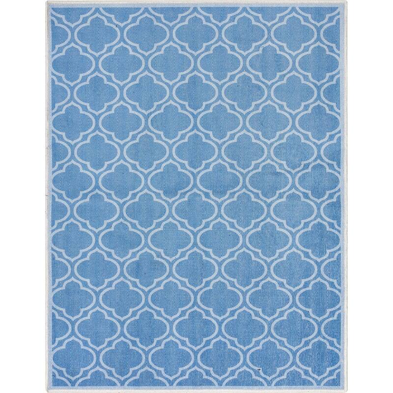 Well Woven Apollo Lattice Moroccan Machine Washable Area Rug