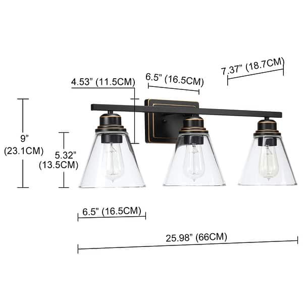 3-light vanity 5 set