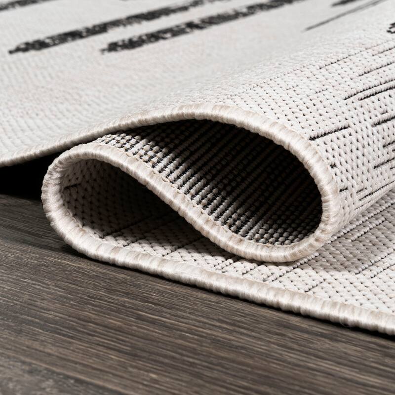 JONATHAN Y Colonia Berber Stripe Geometric Indoor/Outdoor Area Rug