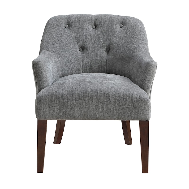 Sterling 26.5" Textured Accent Chair - Button-tufted Chair Back