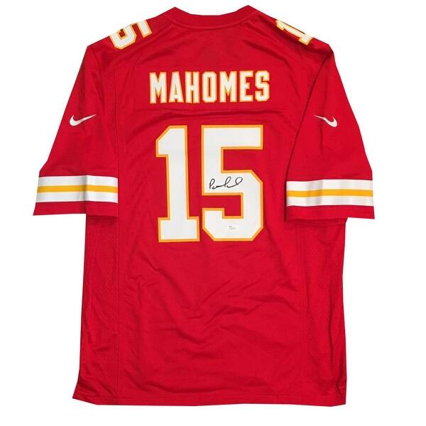 Shop Patrick Mahomes Autographed Kansas City Chiefs Signed Nike Game Football Red Large Jersey Jsa Coa Overstock 25453374
