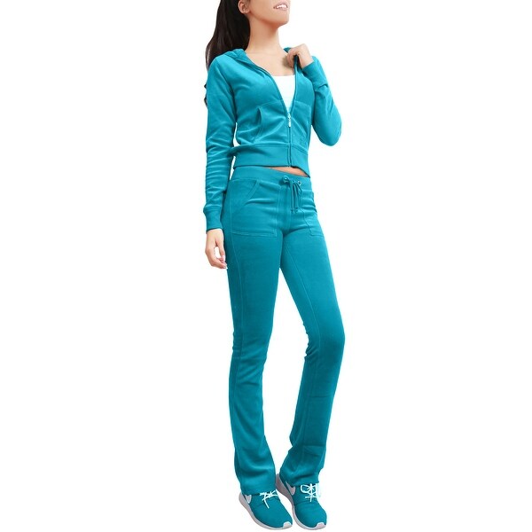Teal tracksuit womens clearance