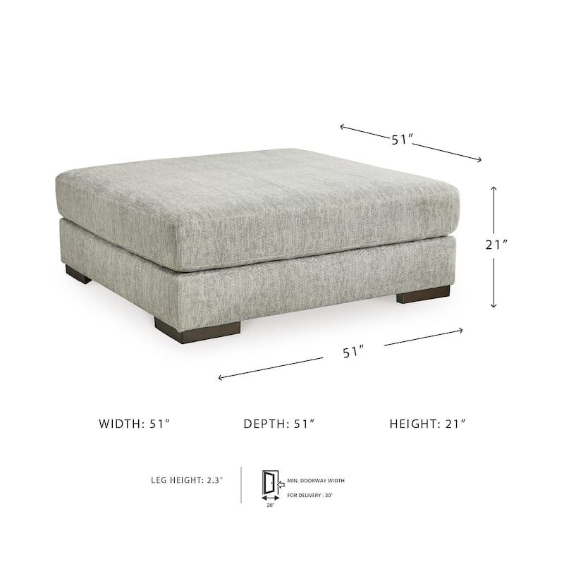 Regent Park Oversized Accent Ottoman
