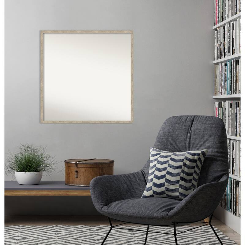 Imprint Non-Beveled Wood Framed Wall Mirror