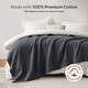 preview thumbnail 83 of 120, Madison Park Waffle Weave 100% Cotton Breathable Lightweight Blanket