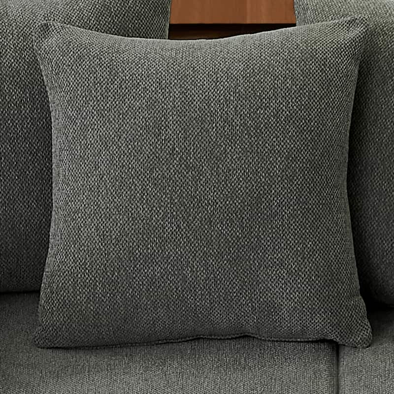 128'' Modular U-Shaped 4-Seat Sectional Sofa Set in Luxurious Chenille Fabric with 2 Chaises, Plush Cloud Couch