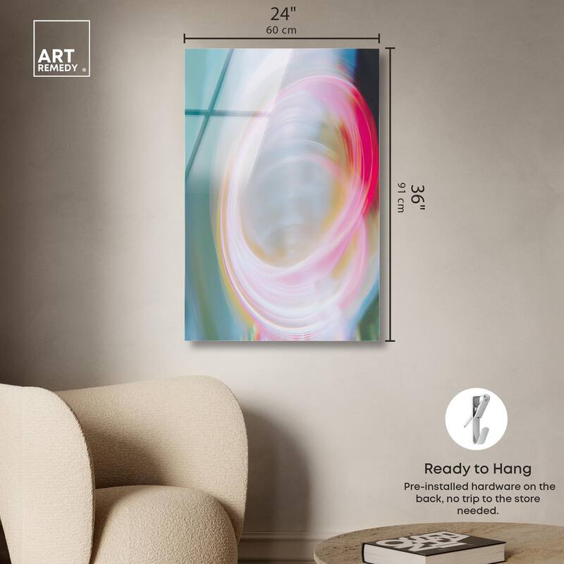 Swirling Light III Acrylic by Art Remedy, Ready to Hang