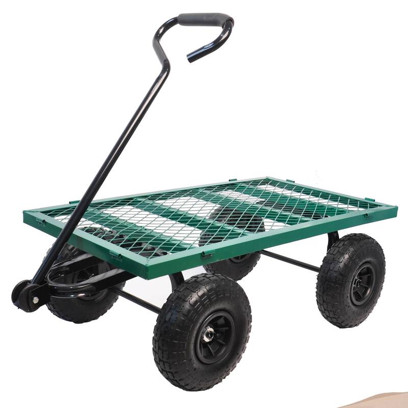 Multi-functional cart with detachable metal frame for farm and garden use