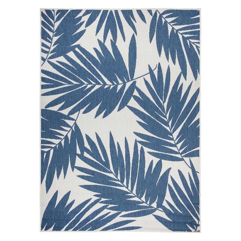 World Rug Gallery Floral Nature Inspired Indoor/Outdoor Area Rug