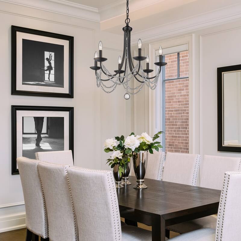 Mirabella 6 Light Chandelier - 25.5"x25.75"