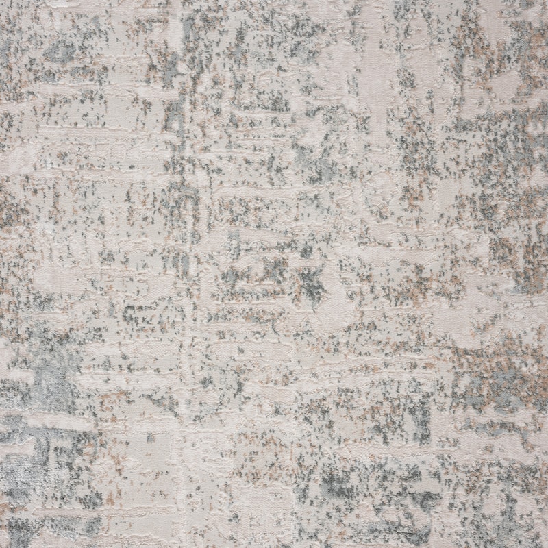 Sevita Gray/Cream Abstract Contemporary Area Rug