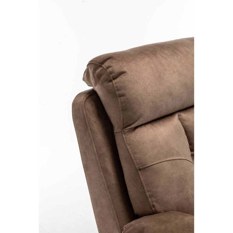 Power Lift Recliner with 8-Point Massage, Lumbar Heat, German OKIN Motor, Stainless Steel Cup Holder, and 10-Minute Setup