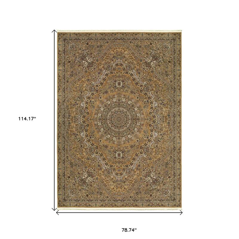 HomeRootsMedallion Traditional Runner Area Rug