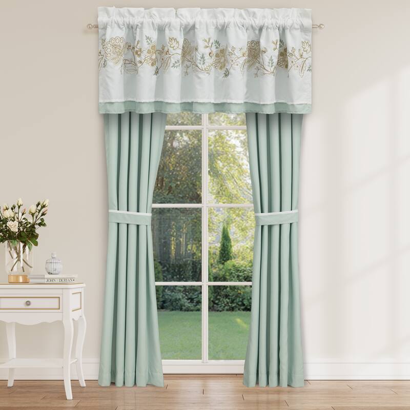 Spring Social 84" Window Panel Pair - Spa - 84 Inches