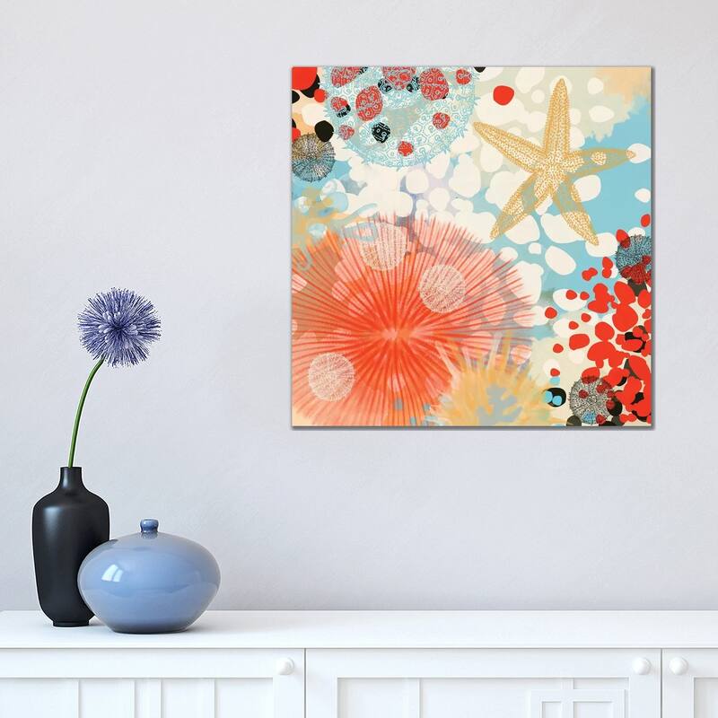 iCanvas "Exotic Sea Life II" by Irena Orlov Canvas Print - 18x18x1.5