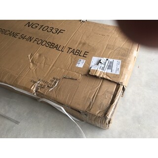 Hurricane 54-Inch Foosball Table for Family Game Rooms with Light Cherry Finish