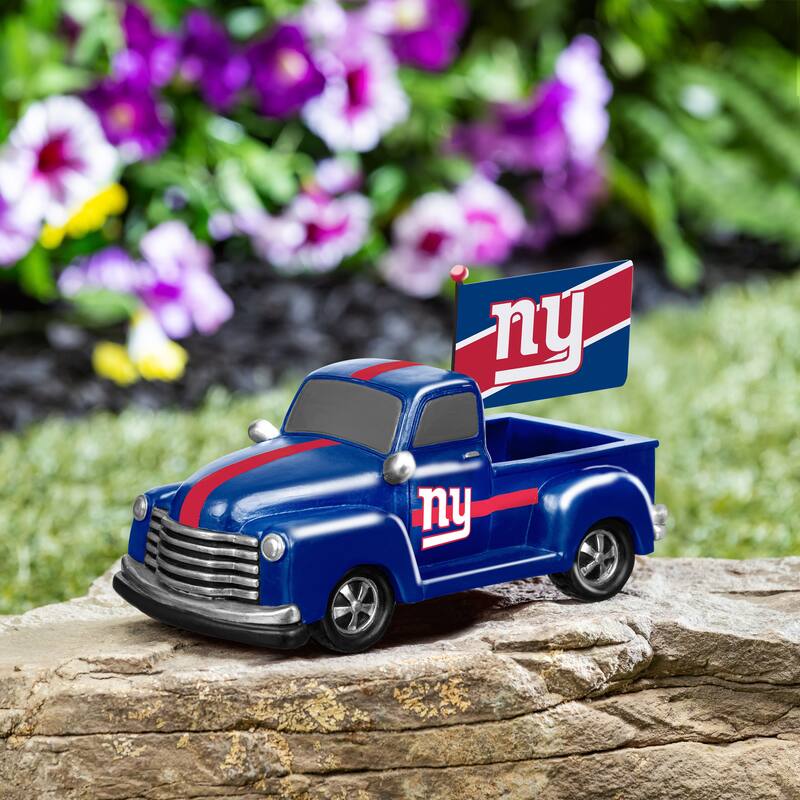 NFL Rally Truck Garden Statue with Team Flag