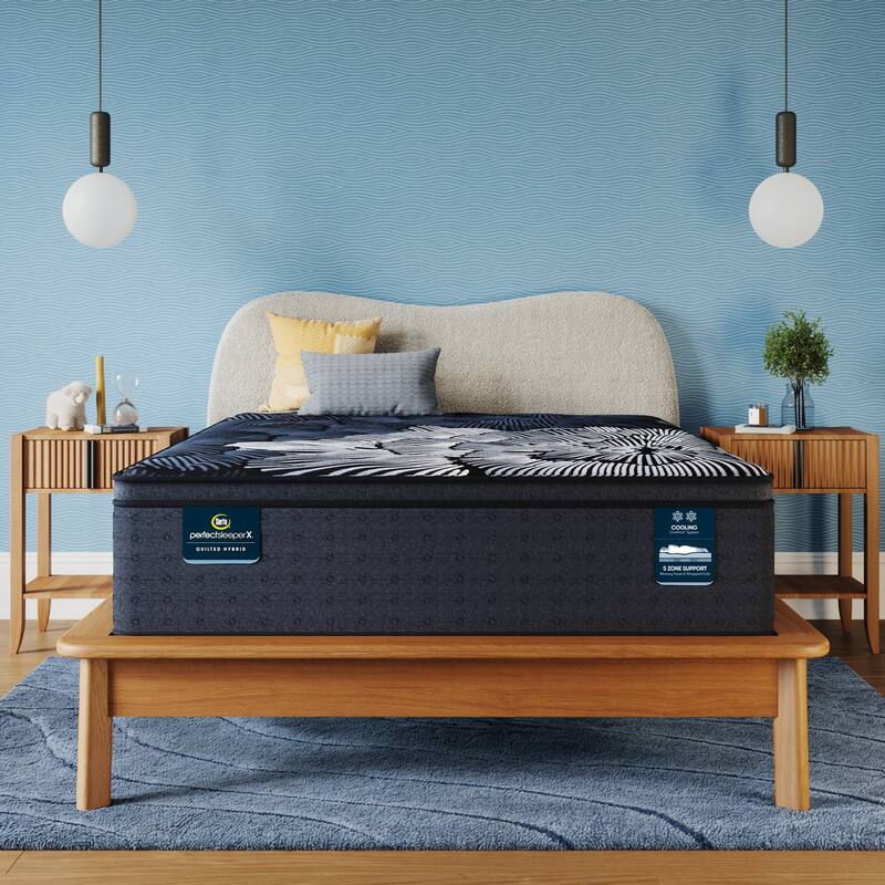 Serta Perfect Sleeper X Max 15" Hybrid Plush Pillow Top Mattress