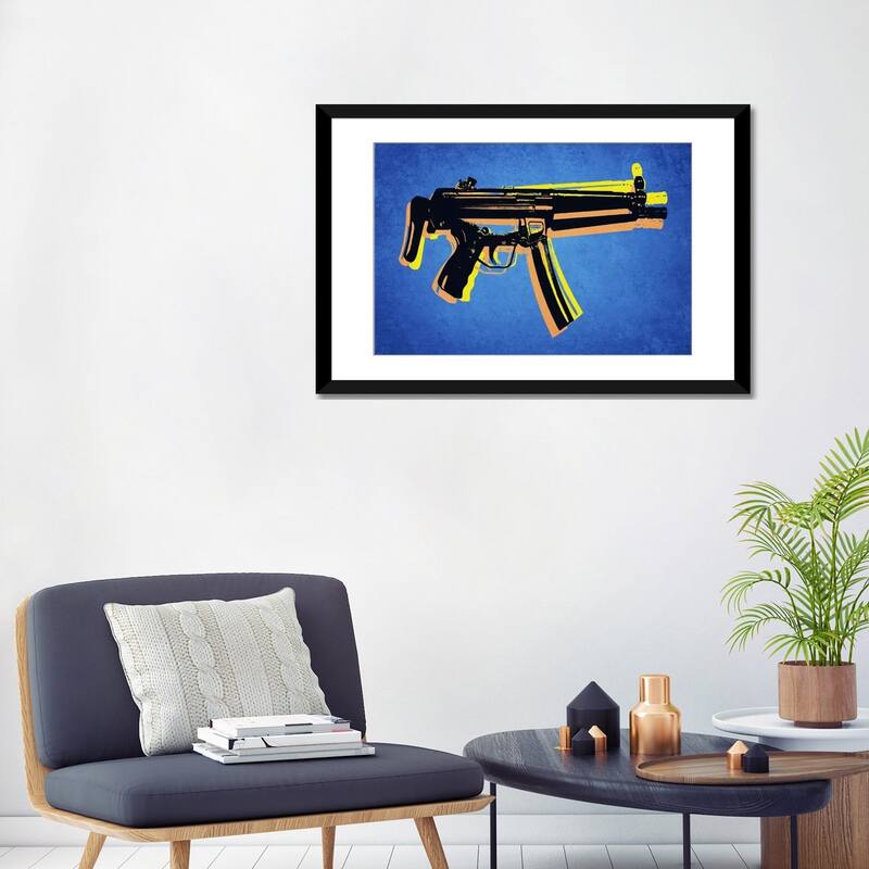 iCanvas "MP5 Sub Machine Gun" by Michael Tompsett
