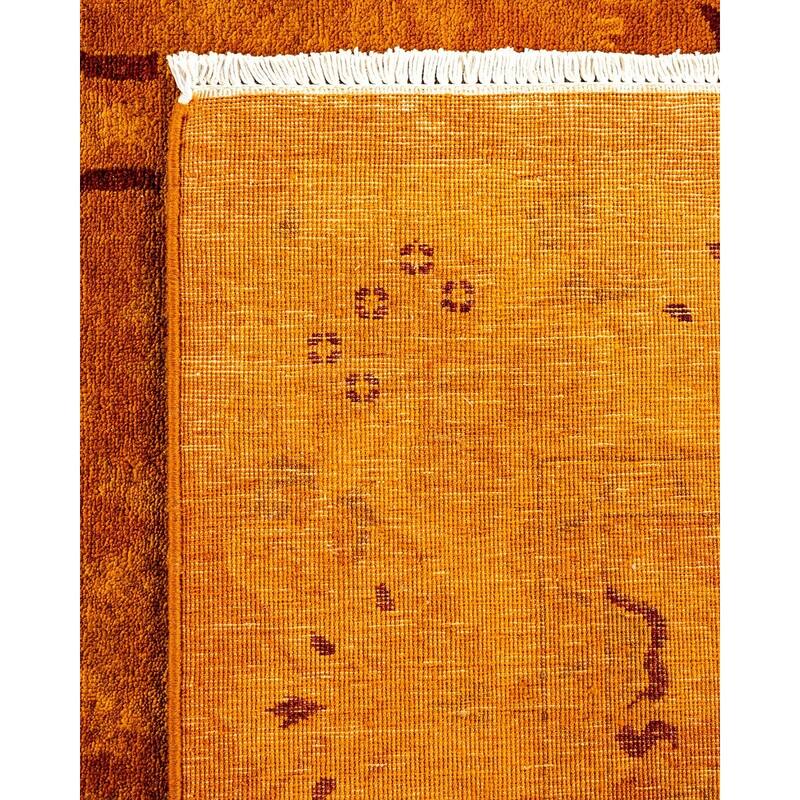 Vibrance, One-of-a-Kind Hand-Knotted Area Rug - Gold, 6' 1" x 8' 8" - 6' 1" x 8' 8"