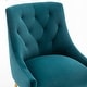 preview thumbnail 58 of 106, SEYNAR Modern Dining Chairs Set of 6, Velvet Accent Chair Tufted Back Armless Chair with Back Pull