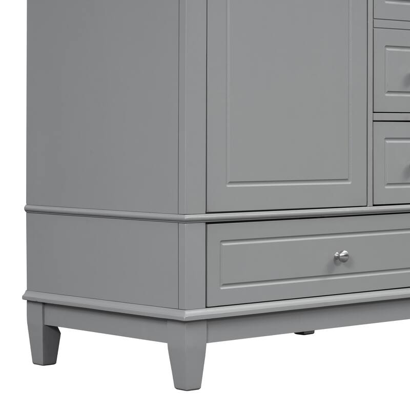 30"Freestanding Bathroom Vanity with Ceramic Sink
