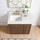 preview thumbnail 97 of 126, Oza Bath Vanity with Quartz Stone Top and Mirror