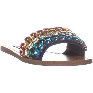 steve madden serenade rainbow jeweled slides