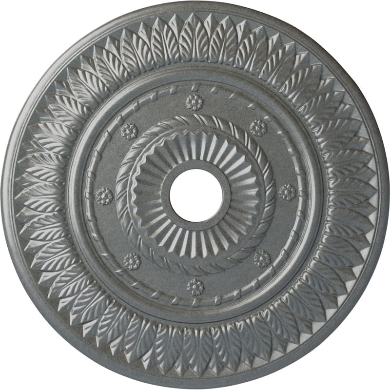 26 3/4"OD x 3 5/8"ID x 1 1/8"P Leaf Ceiling Medallion