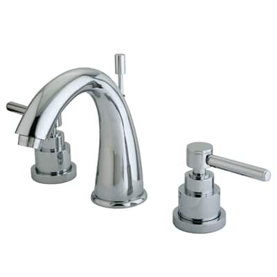 Kingston Brass Elinvar 1.2 GPM Widespread Bathroom Faucet with Pop-Up