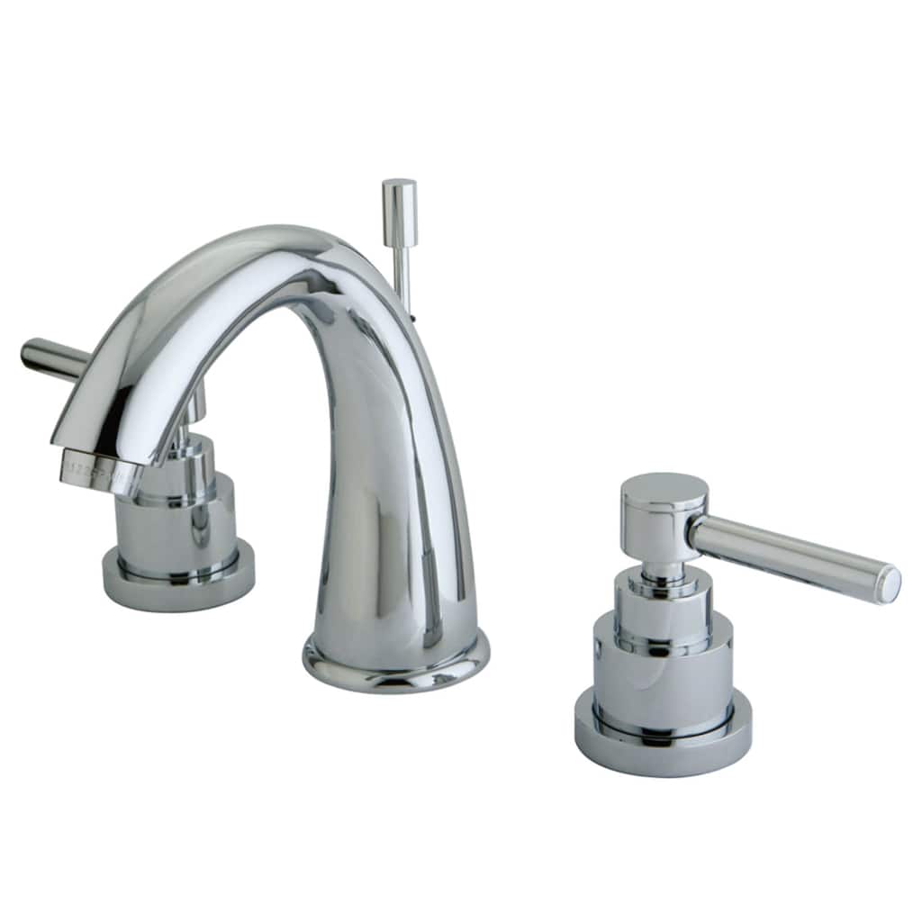 Kingston Brass Elinvar 1.2 GPM Widespread Bathroom Faucet with Pop-Up