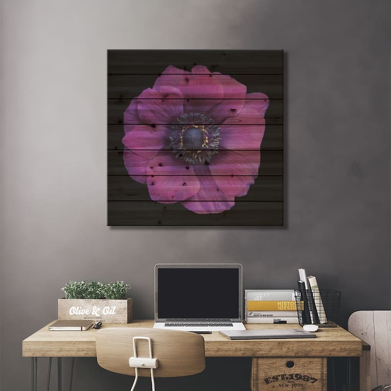 Vivace Print On Wood by Magda Indigo - Multi-Color