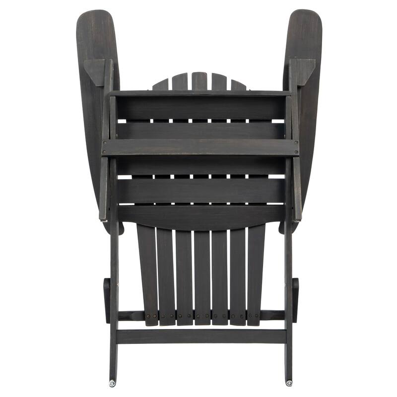 Rustic Acacia Wood Foldable Adirondack Chairs