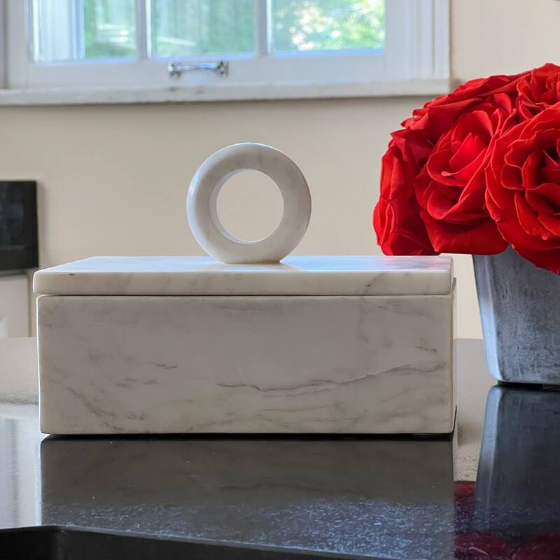 Handmade Marble Kitchen or Jewelry Box Bed Bath & Beyond 36157872