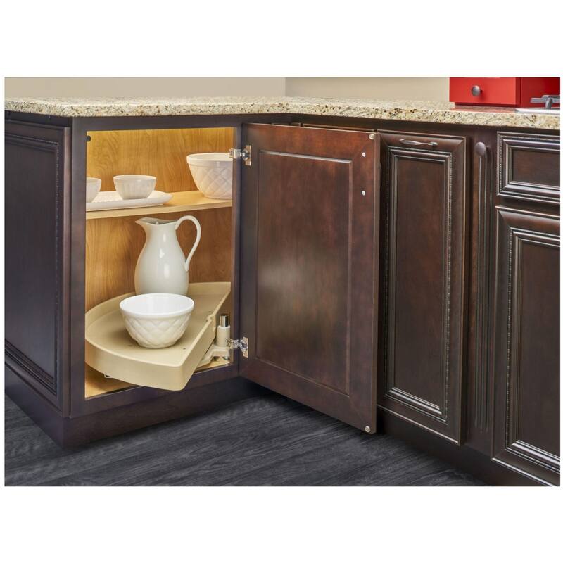 Rev-A-Shelf RAS Polymer 31 Inch Half Moon Shaped Pivoting Single Lazy