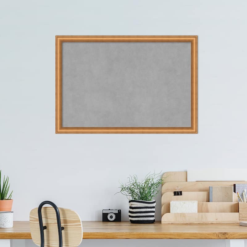 Amanti Art Salon Scoop Copper Framed Magnetic Board