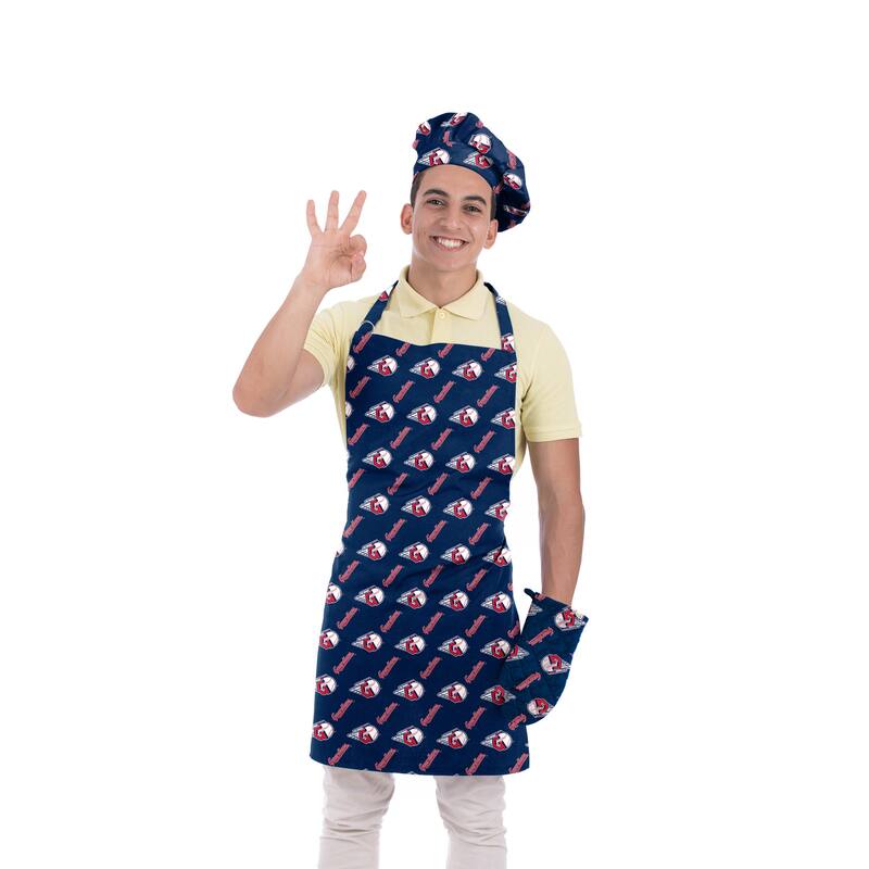 MLB Apron Oven Mitt and Hat 3PC Set