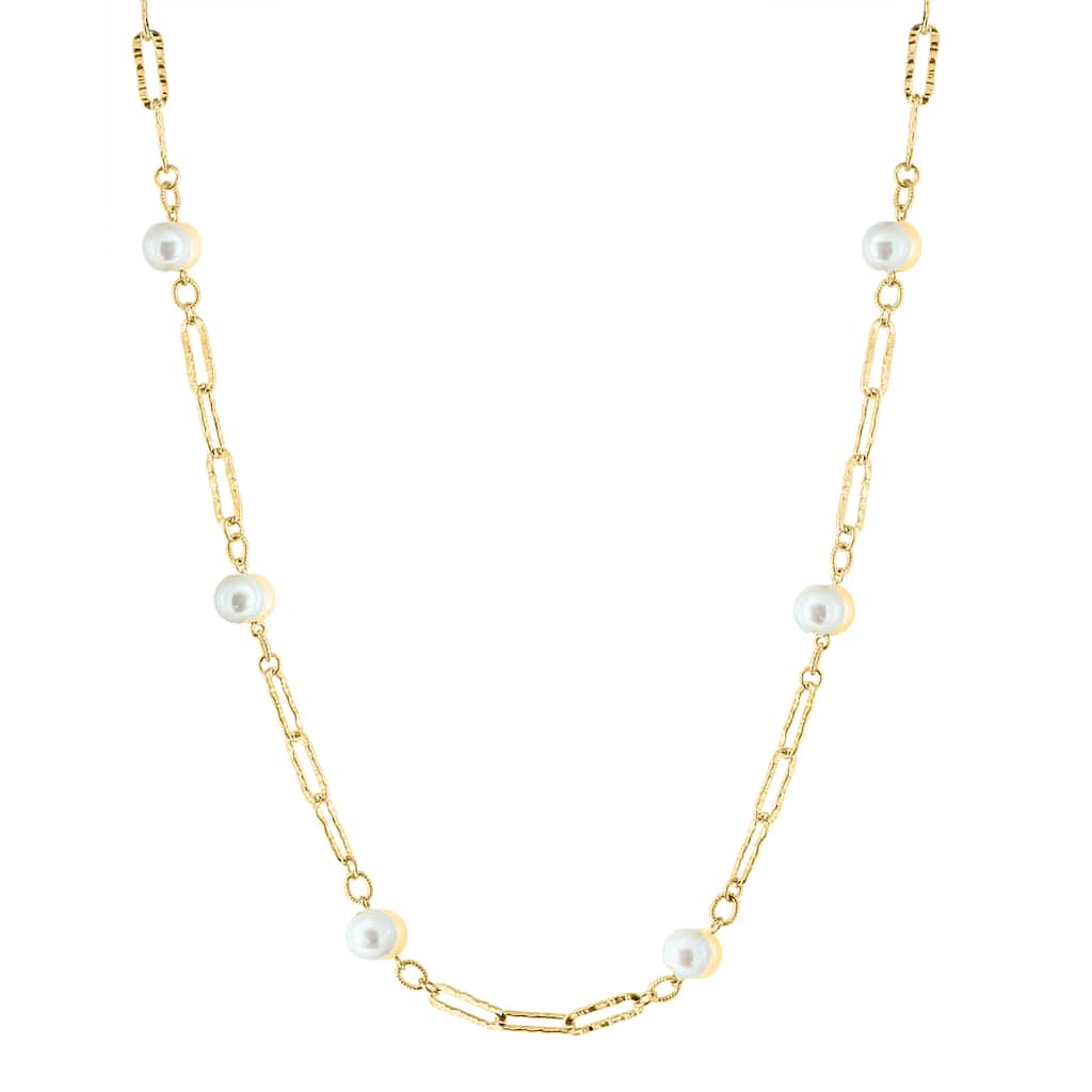 EFFY 925 Sterling Silver Fresh Water Pearl Necklace - 18 Inch