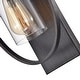 preview thumbnail 5 of 10, Anastasia Single Light Wall Sconce with Clear Glass Shade