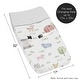 preview thumbnail 5 of 4, Farm Animals Collection Boy or Girl Changing Pad Cover - Watercolor Farmhouse Lattice Horse Cow Sheep Pig