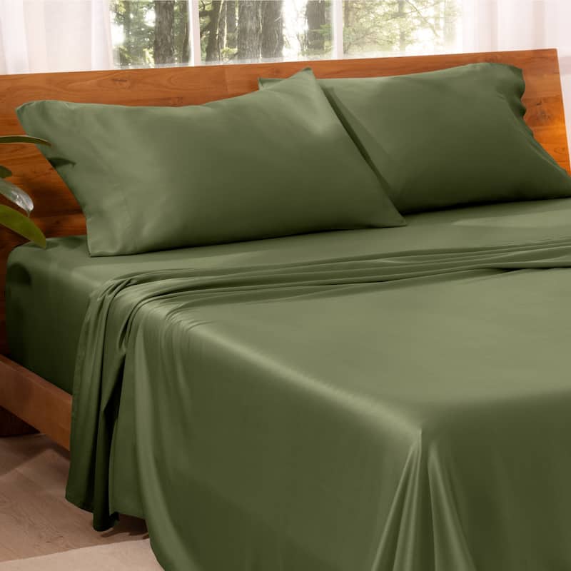 Bare Home TENCEL™ Lyocell Sheet Set - Twin - Cypress