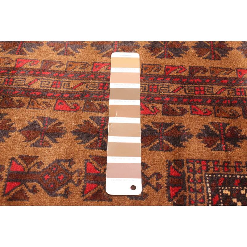 ECARPETGALLERY Hand-knotted Teimani Brown Wool Rug - 2'8 x 4'6