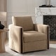 preview thumbnail 4 of 35, HULALA HOME Taresa Modern Barrel-Shaped Rotatable chair