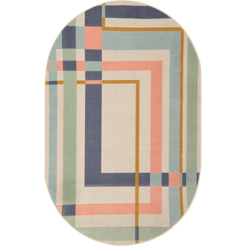 Contemporary Heloise Collection Area Rug