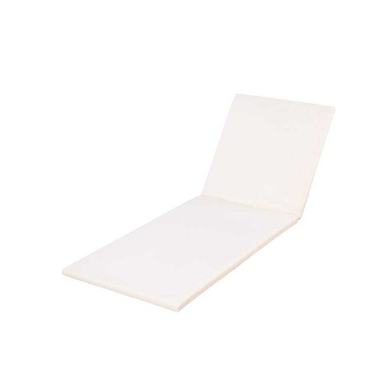 Christopher Knight Home - Modern Outdoor Acacia Wood Chaise Lounge with 4-Position Adjustable Backrest & 2-Fold Cushion